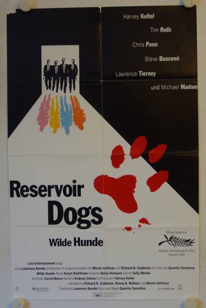 Reservoir Dogs - Wie wilde Hunde originales deutsches Filmplakat